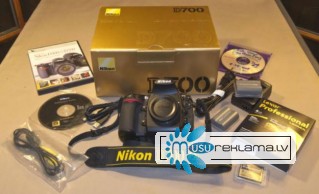 Nikon D700 Digital SLR Camera with Nikon AF-S VR 24-120mm lens........00USD