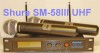Радиосистема Shure SM-58III Uhf 2 радиомикрофона.