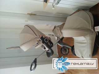 Stokke Xplory V4 детская коляска с Люлька + автокресло