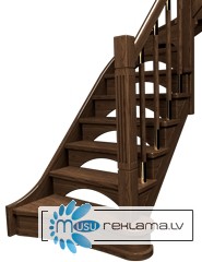 Изготовление деревянных и комбинированных лестниц на заказ