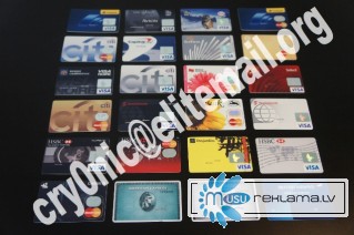 Кредитные карты Кредитки Креды Картон с пин