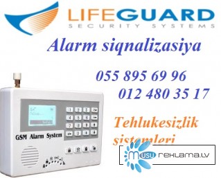 Alarm – siqnalizasiya sistemi. 055 895 69 96