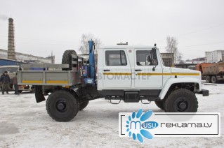 Бортовой автомобиль ГАЗ 33081 Егерь 2 с КМУ